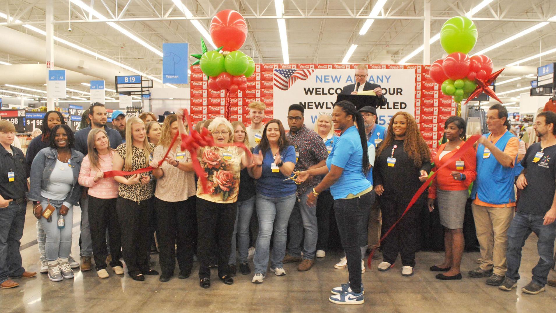 Walmart holds ribbon cutting following expansion and renovation
